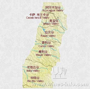 bio)  ■马尔雷考谷(malleco)    智利基本概况 首都 圣地亚哥 人口