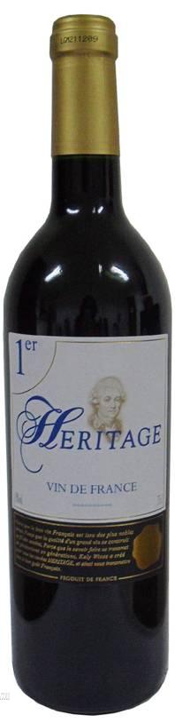 法国财富男爵heritage baron干红葡萄酒