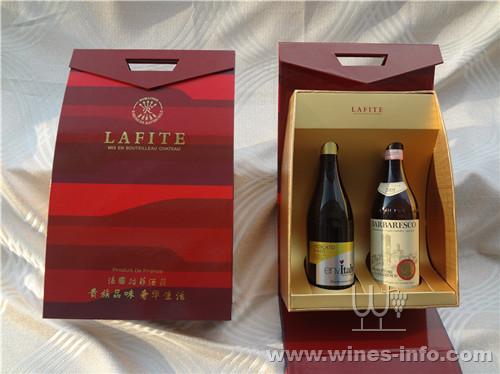 拉菲双支装红酒纸盒:中国葡萄酒资讯网