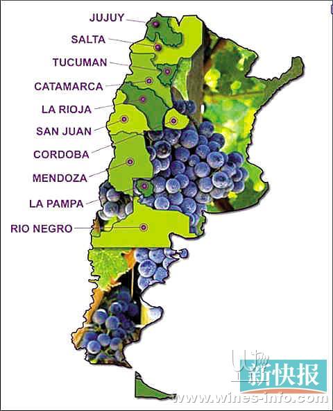 近年来阿根廷与智利一起,成为新世界葡萄酒产区的代表之一,人们用"图片