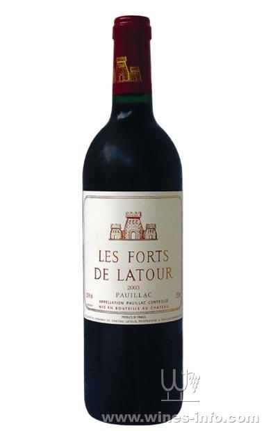 拉图副牌红(小拉图)2003 Les Forts De Latour 