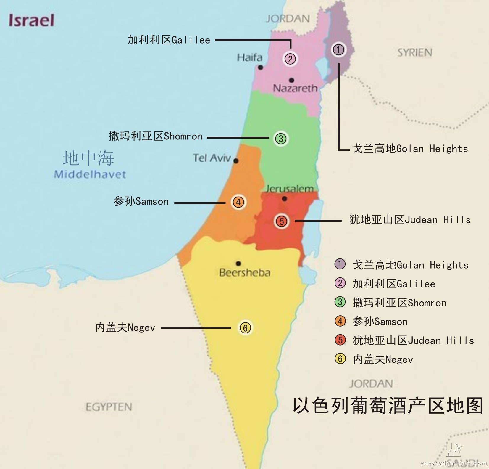 (点击查看大图)   地理位置   以色列位于亚洲西部,是亚,非,欧三大洲