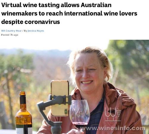 西澳葡萄酒商直播品酒 吸引4000名中国消费者观看